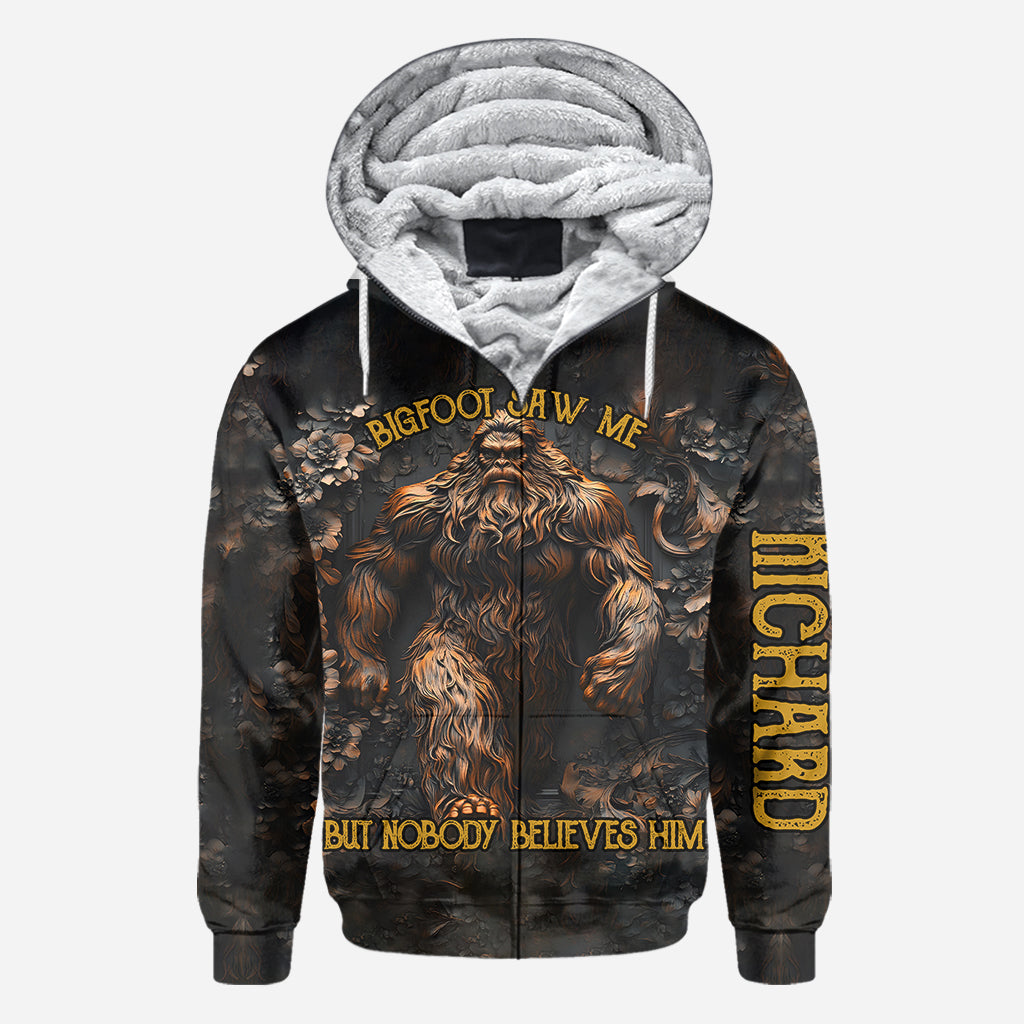 Bigfoot Saw Me - Personalized Camping All Over Shirt