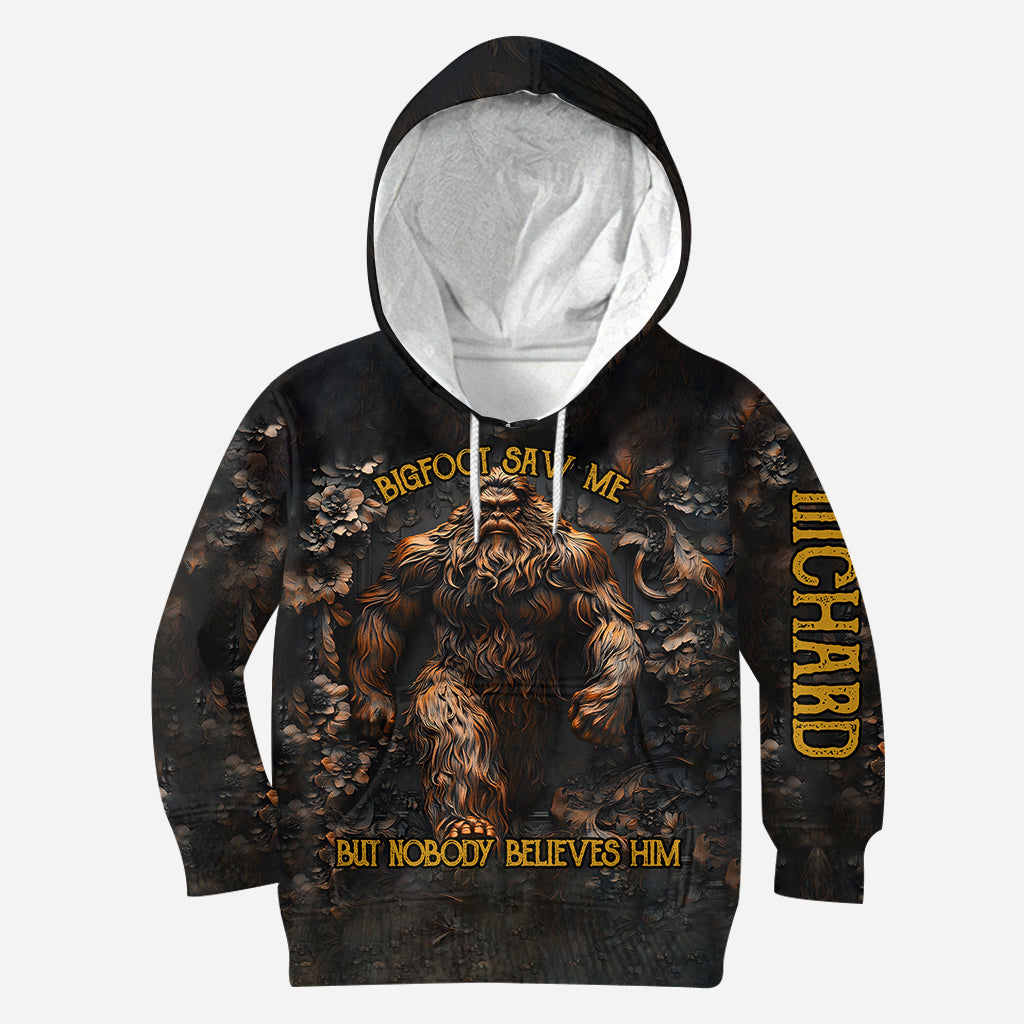 Bigfoot Saw Me - Personalized Camping All Over Shirt