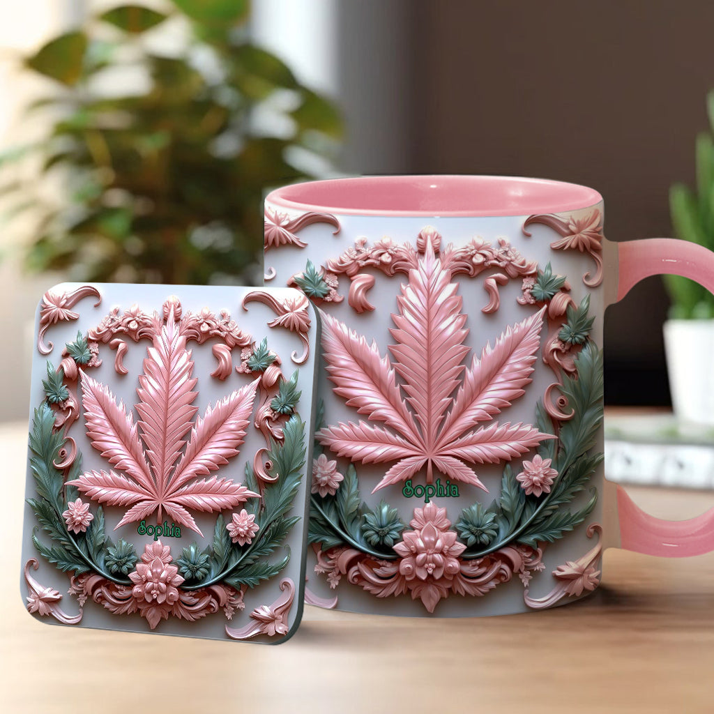 Stunning Leaf - Personalized Weed Accent Mug