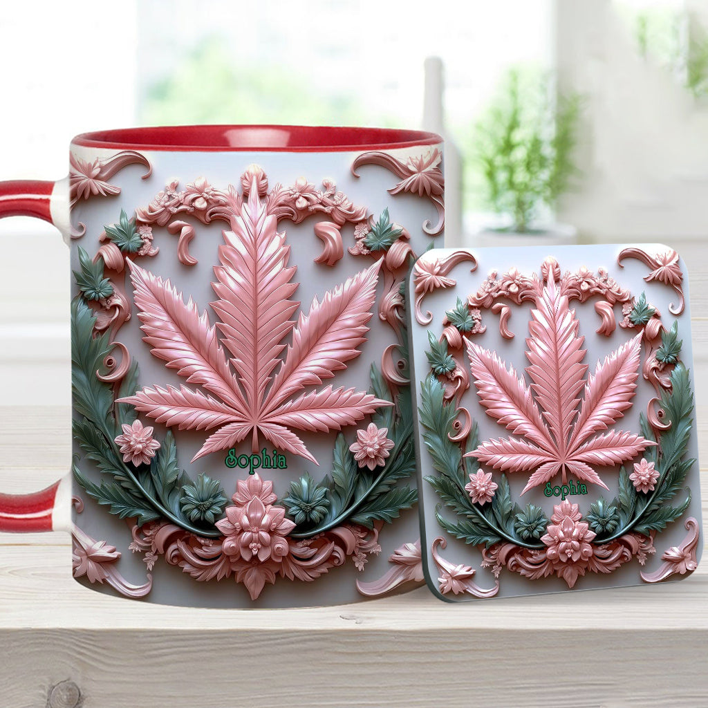 Stunning Leaf - Personalized Weed Accent Mug