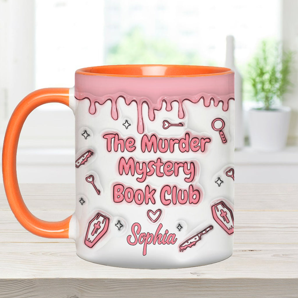 The Murder Mystery Book Club - Personalized Accent Mug