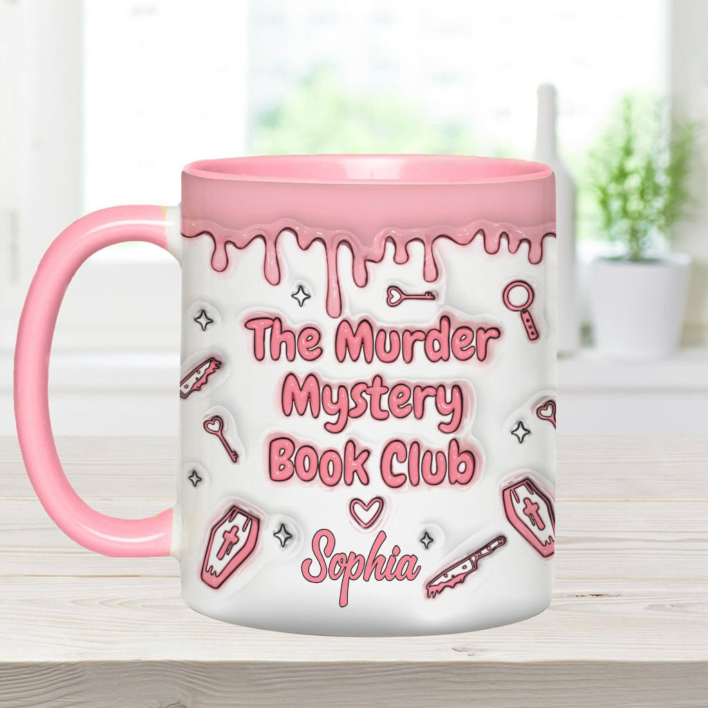 The Murder Mystery Book Club - Personalized Accent Mug