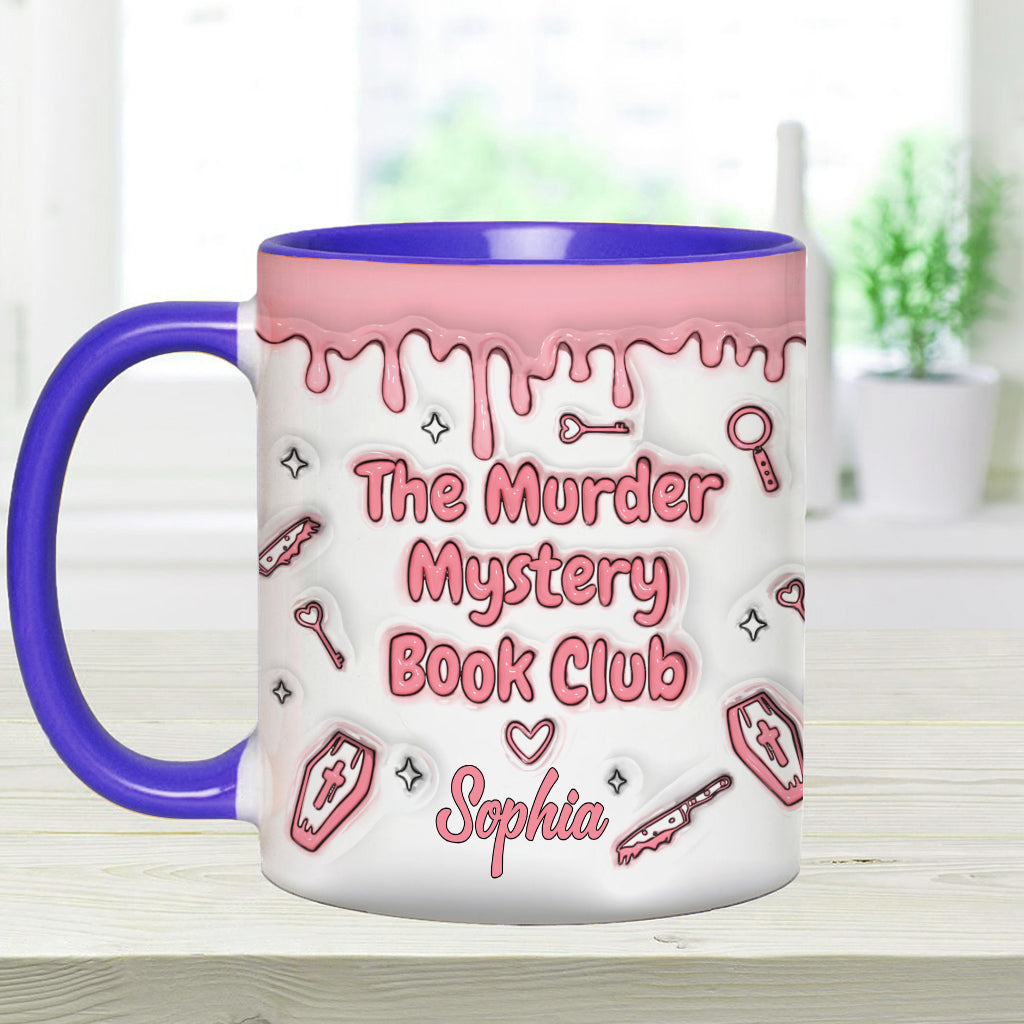 The Murder Mystery Book Club - Personalized Accent Mug