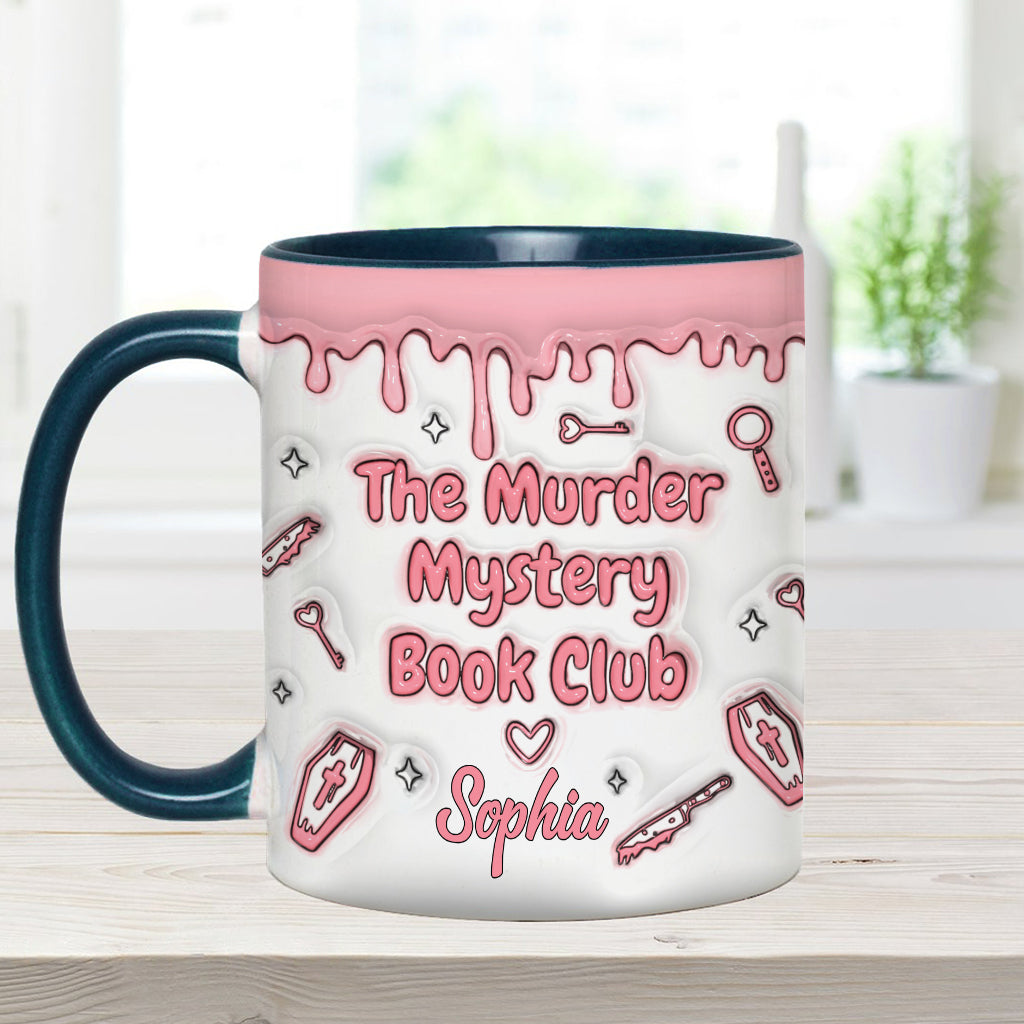 The Murder Mystery Book Club - Personalized Accent Mug