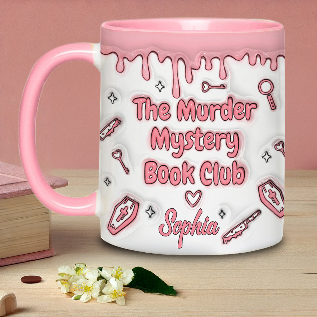 The Murder Mystery Book Club - Personalized Accent Mug