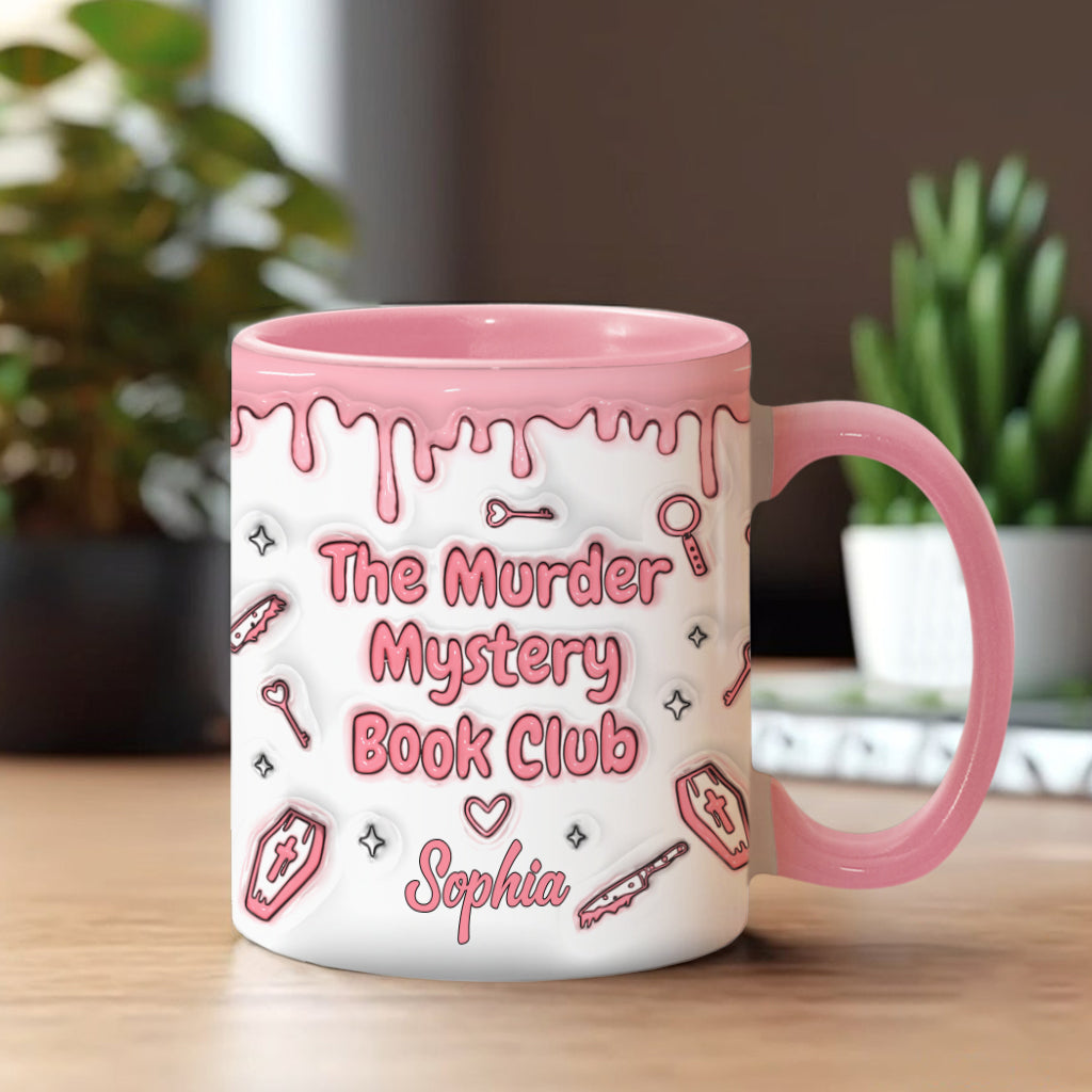 The Murder Mystery Book Club - Personalized Accent Mug