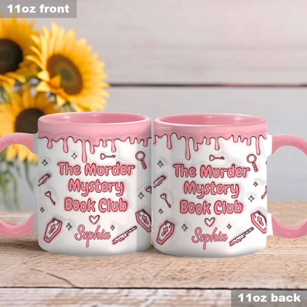 The Murder Mystery Book Club - Personalized Accent Mug