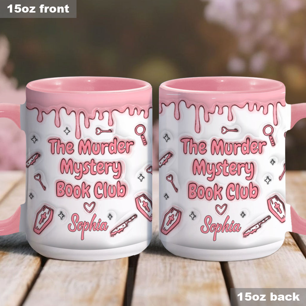 The Murder Mystery Book Club - Personalized Accent Mug