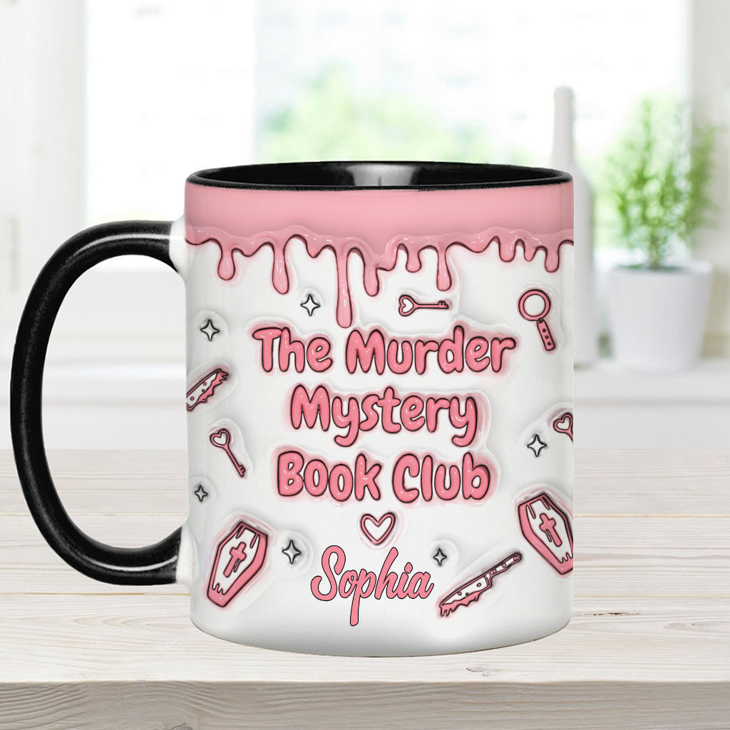 The Murder Mystery Book Club - Personalized Accent Mug