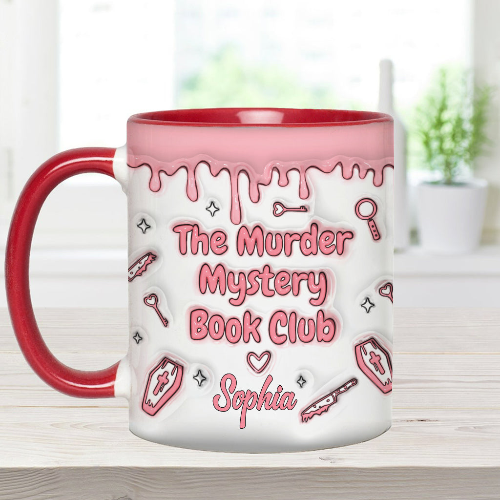 The Murder Mystery Book Club - Personalized Accent Mug