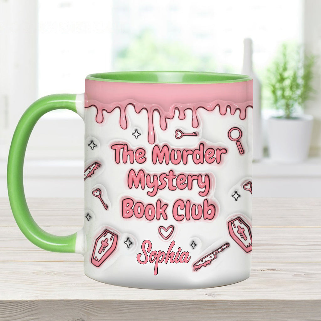 The Murder Mystery Book Club - Personalized Accent Mug