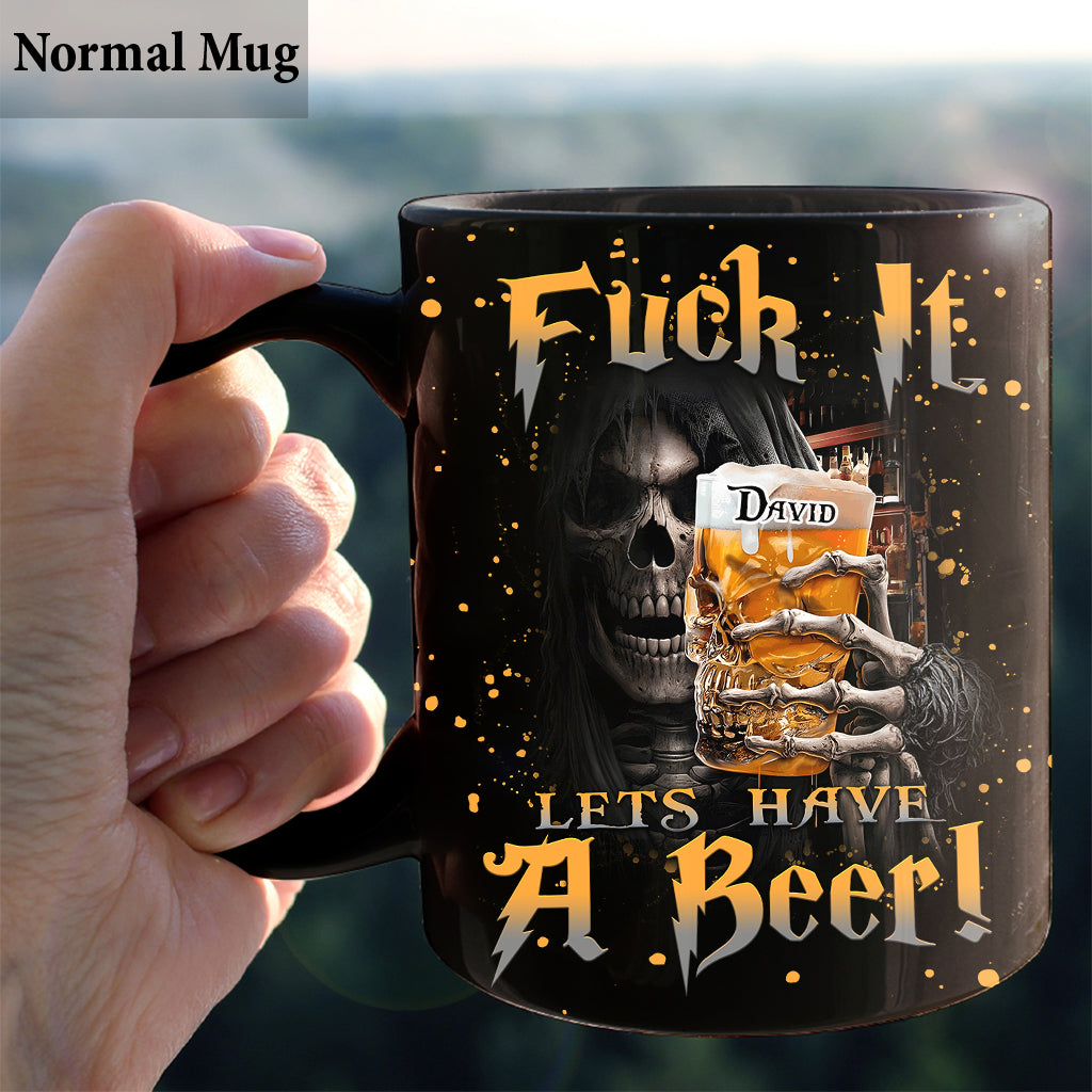 Let's Have A Beer - Personalized Beer Mug