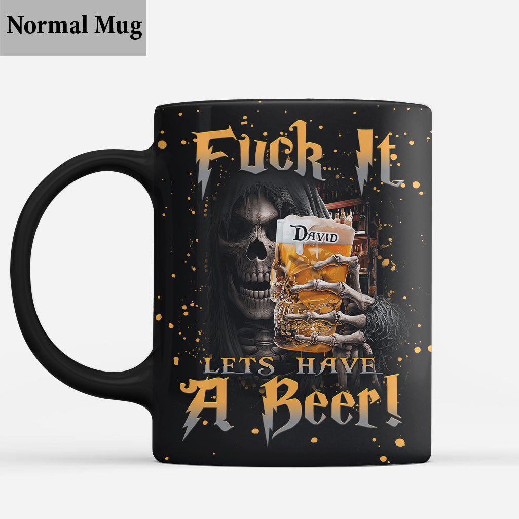 Let's Have A Beer - Personalized Beer Mug