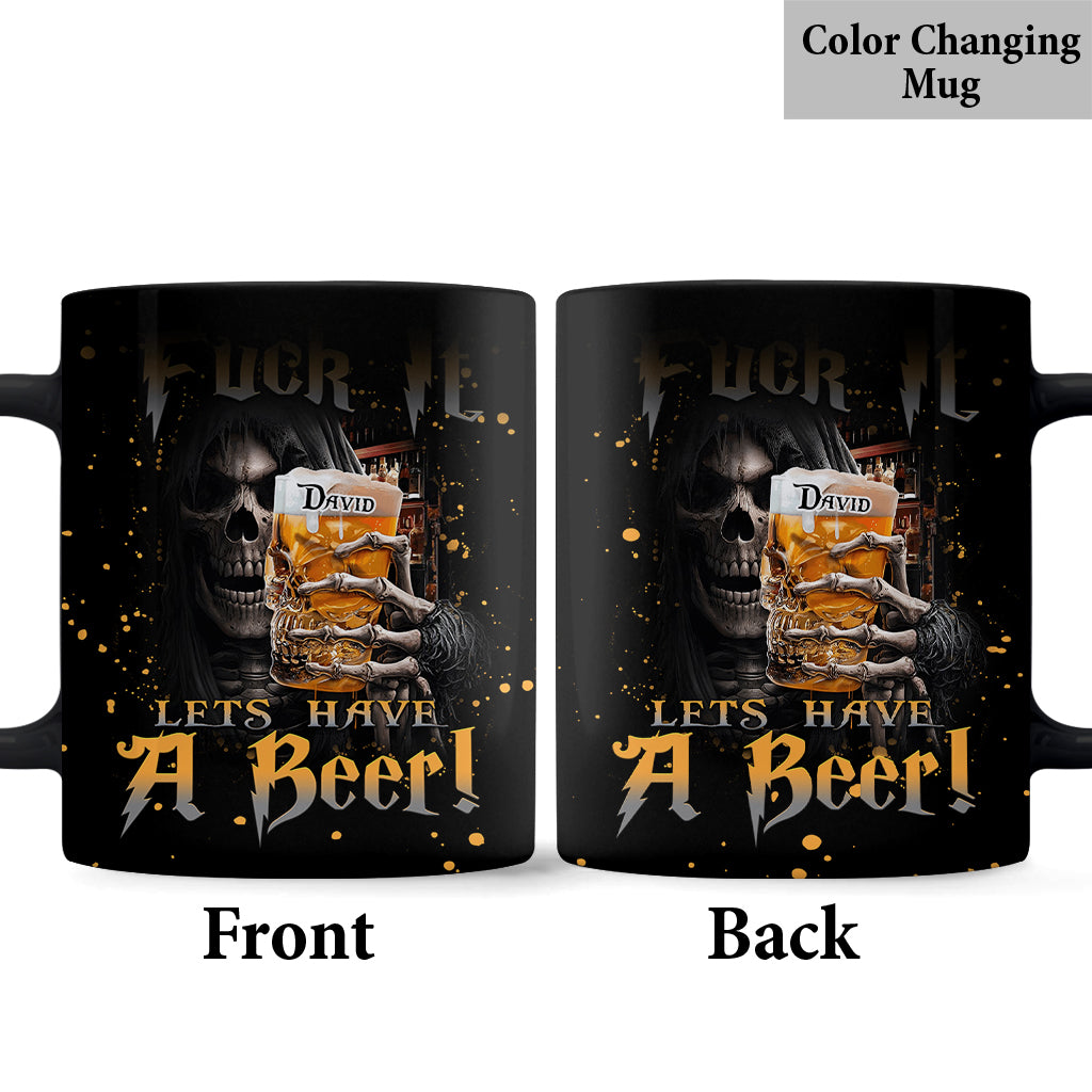 Let's Have A Beer - Personalized Beer Mug