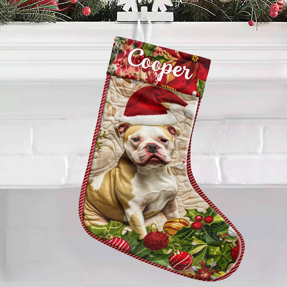 Merry Christmas - Personalized Dog Christmas Stockings