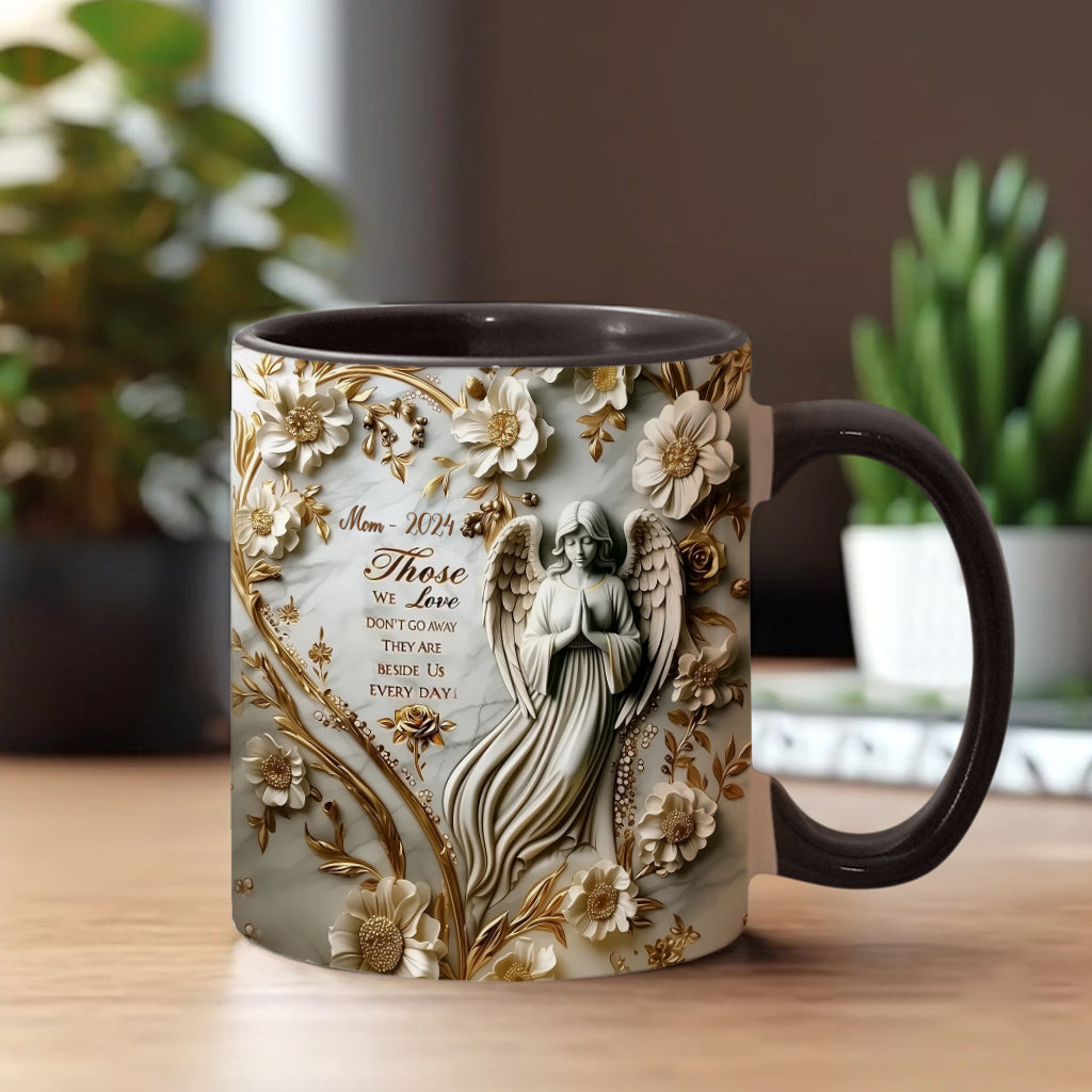 Those We Love Don't Go Away - Personalized Memorial Accent Mug