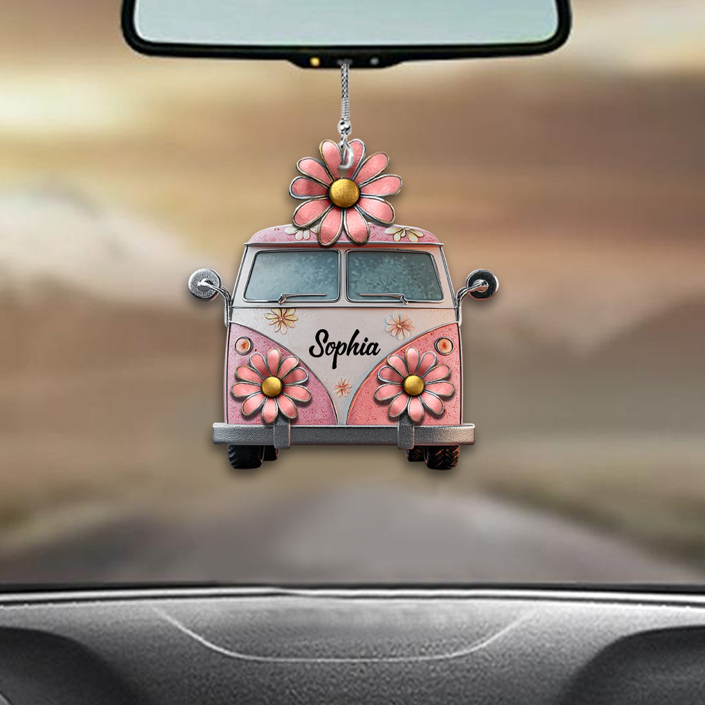 Hippie Soul - Personalized Hippie Car Ornament