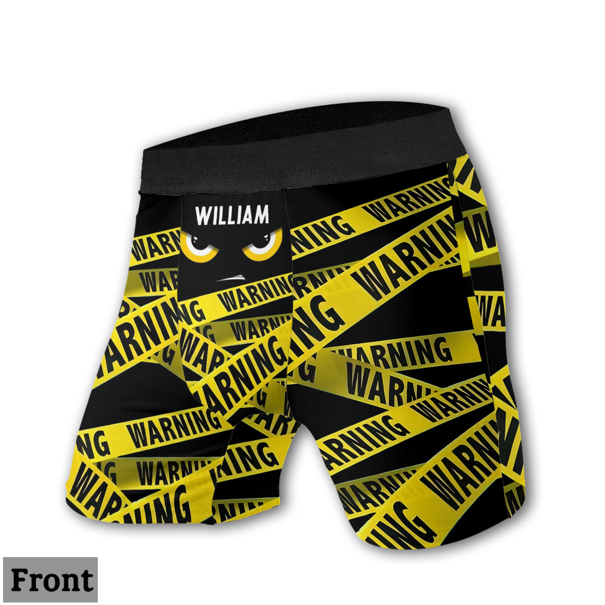 Warning Funny Couple - Personalized Couple Women Briefs & Men Boxer Briefs