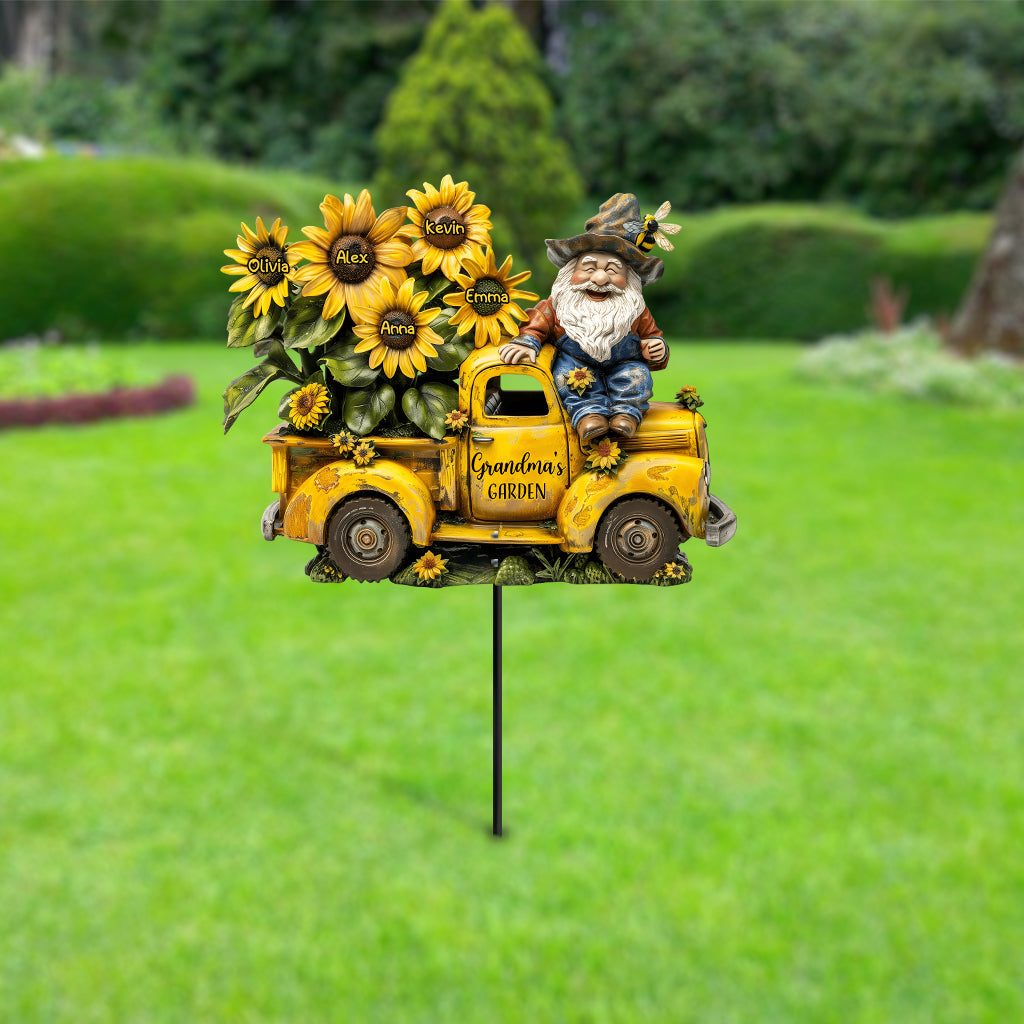 Grandma's/ Mom's ... Garden - Personalized Gardening Metal Garden Art