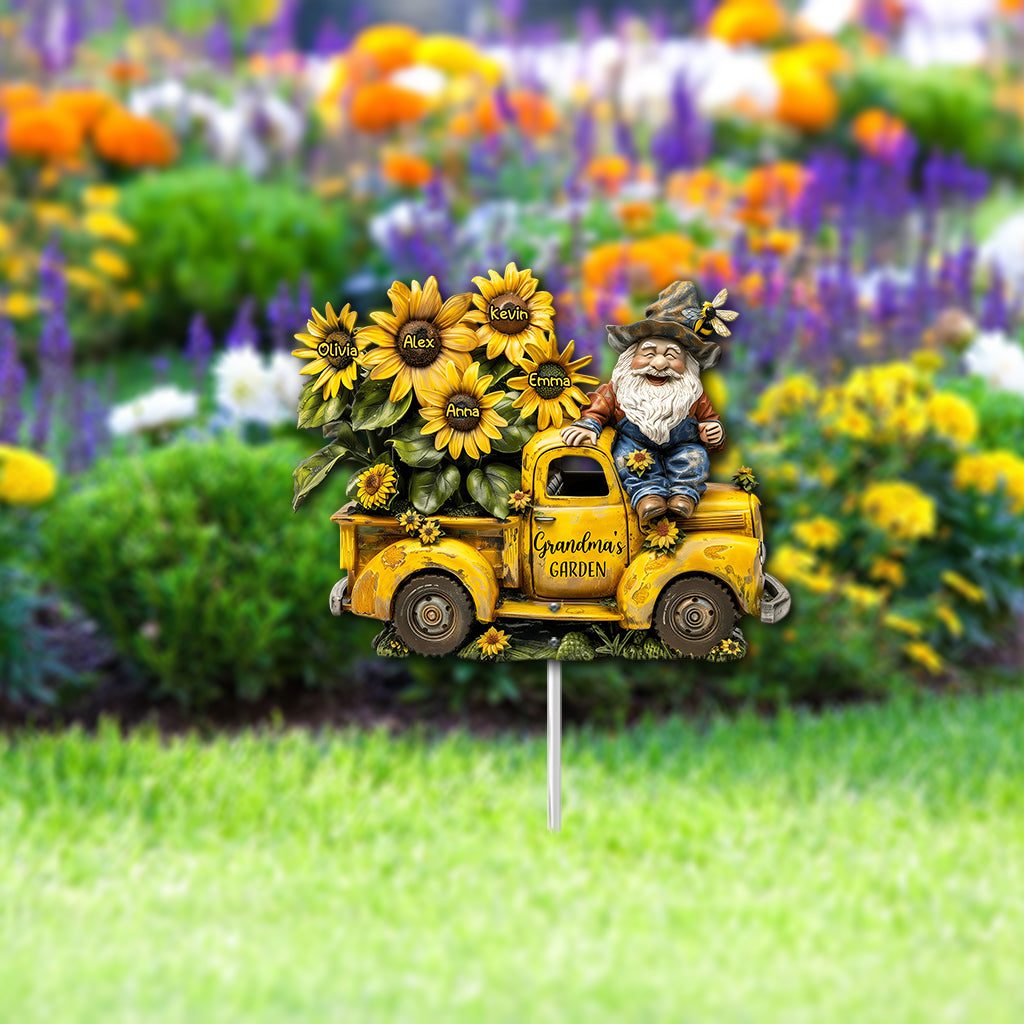 Grandma's/ Mom's ... Garden - Personalized Gardening Metal Garden Art