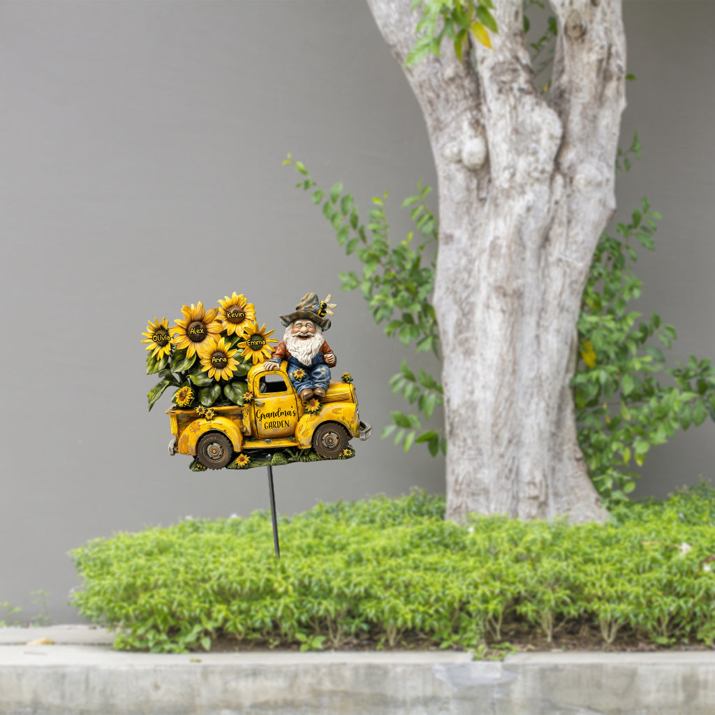 Grandma's/ Mom's ... Garden - Personalized Gardening Metal Garden Art