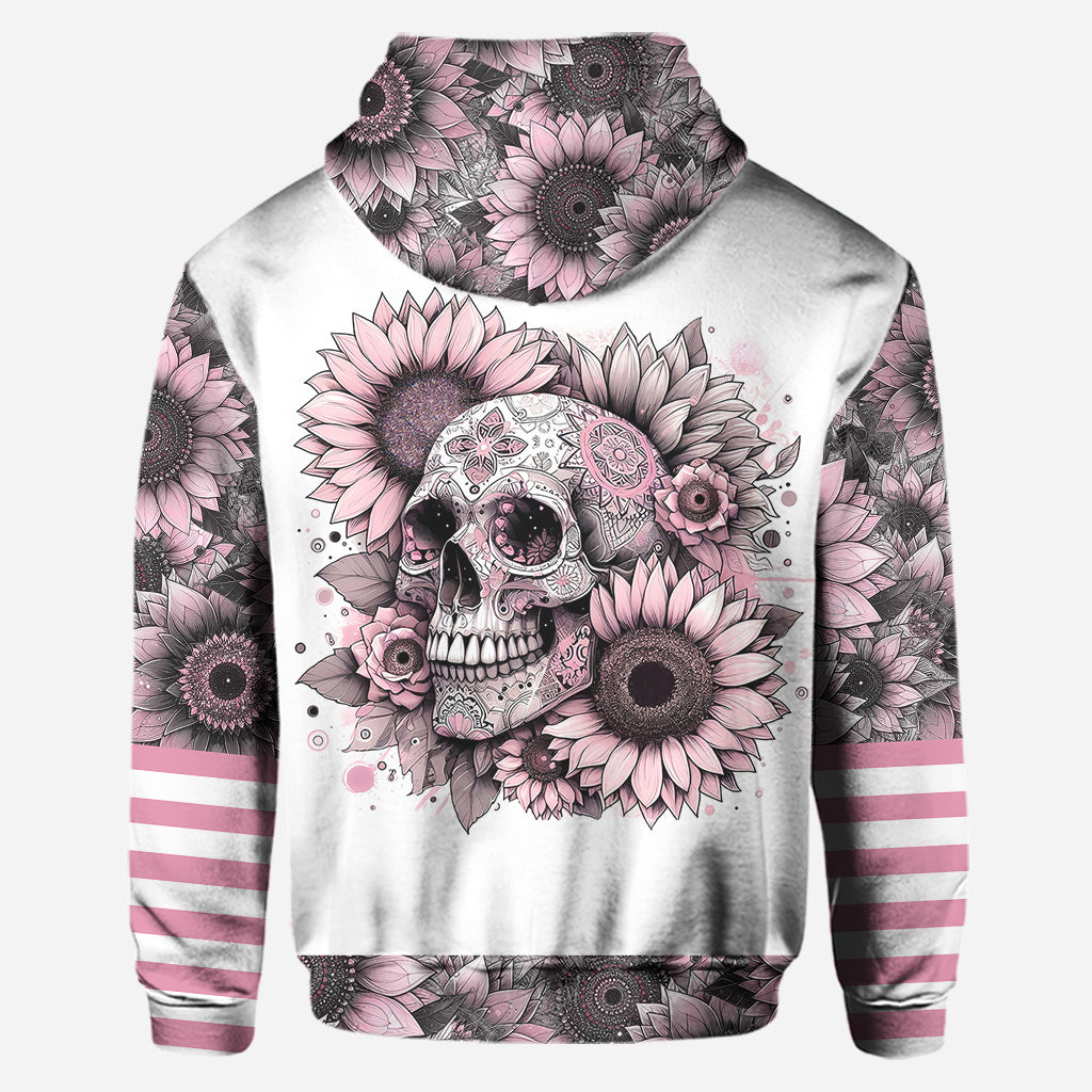 Sunflower Skull - Personalized Skull Hoodie and Leggings