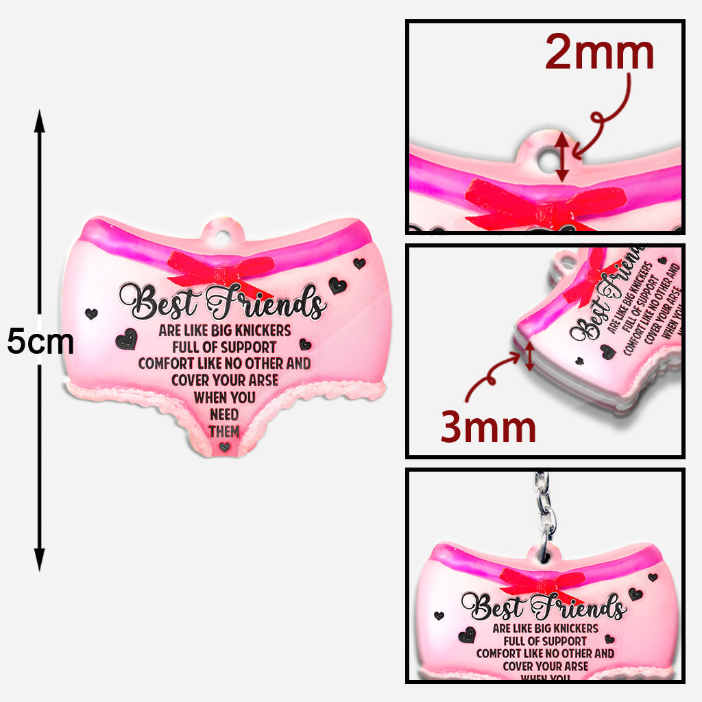 Big Knickers - Personalized Bestie Keychain