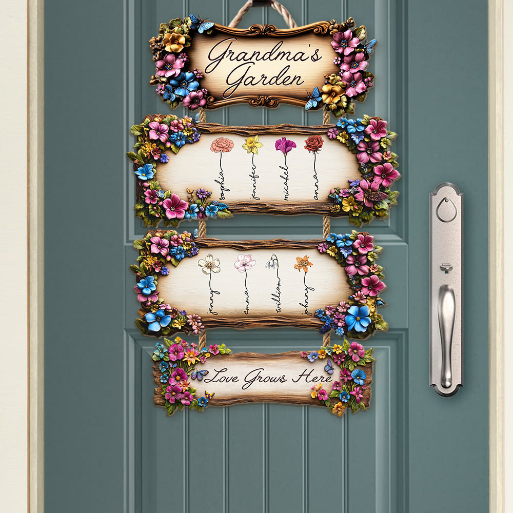 Grandma's Garden - Personalized Grandma Pallet Wood Sign