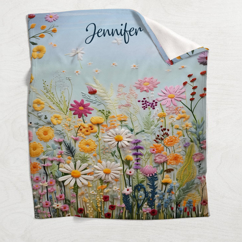 Flower Garden - Personalized Gardening Blanket