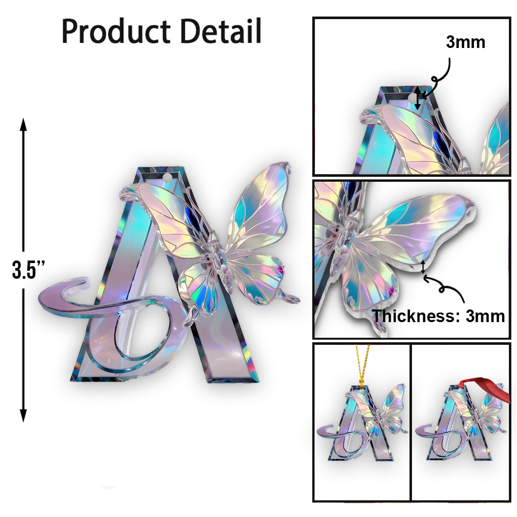 Love Butterfly - Personalized Butterfly Ornament