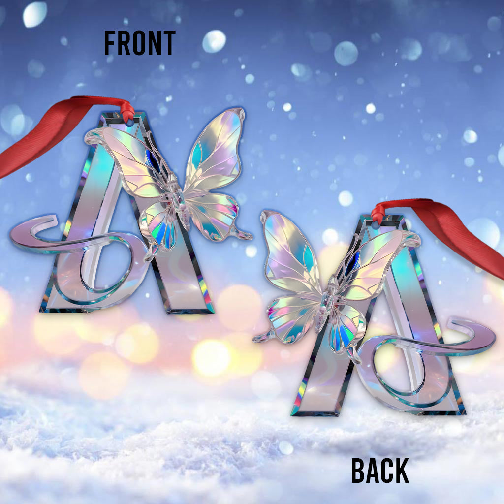 Love Butterfly - Personalized Butterfly Ornament