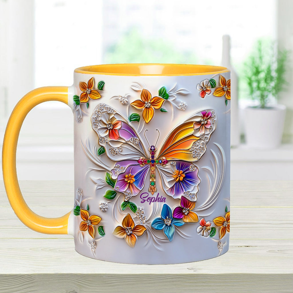 Faith Hope Love - Personalized Christian Accent Mug