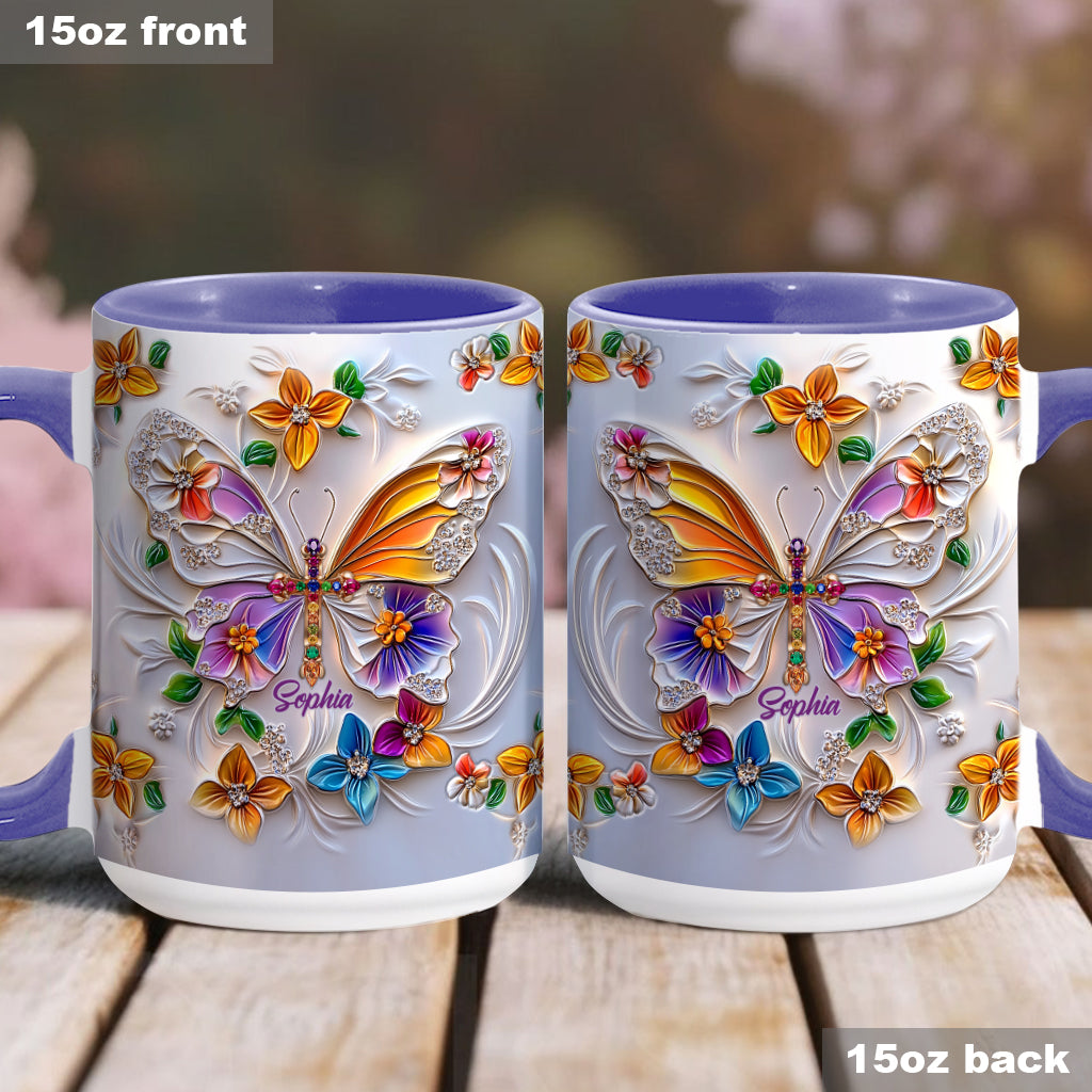 Faith Hope Love - Personalized Christian Accent Mug