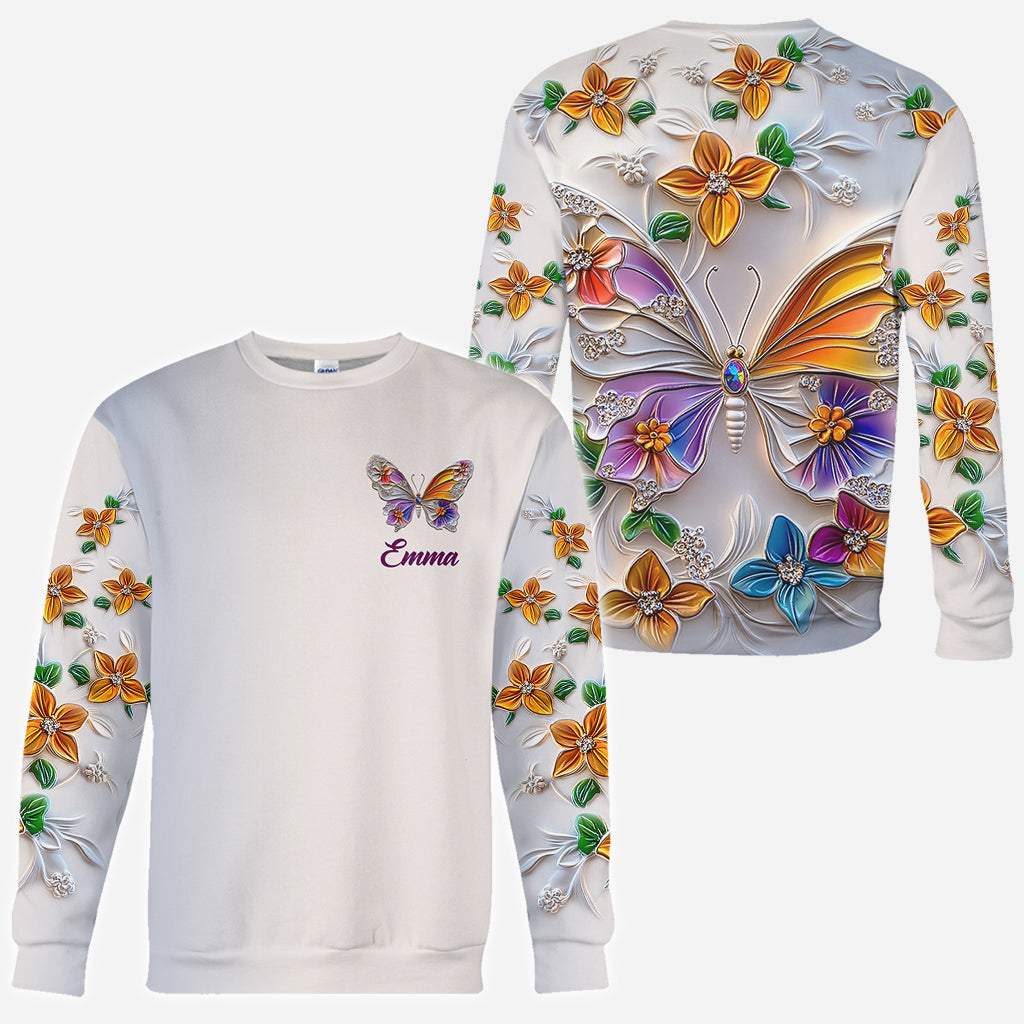 Stunning Butterfly - Personalized Butterfly All Over Shirt