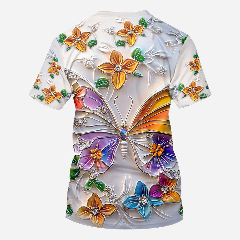 Stunning Butterfly - Personalized Butterfly All Over Shirt