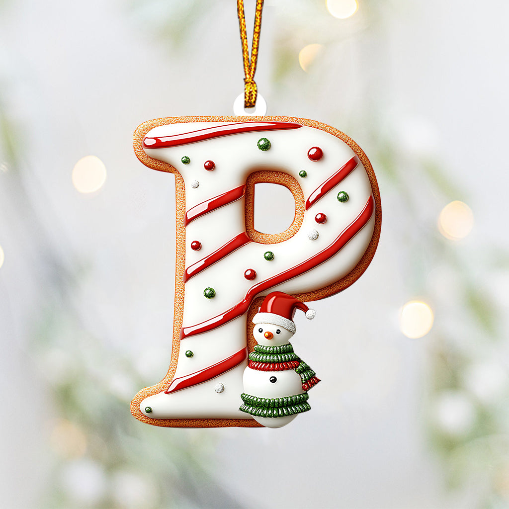 Christmas Cake Family Friends Coworkers - Personalized Family Ornament