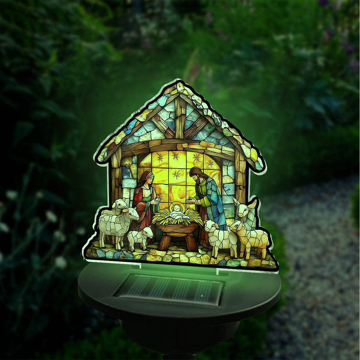 Bless You All - Christian Garden Solar Light