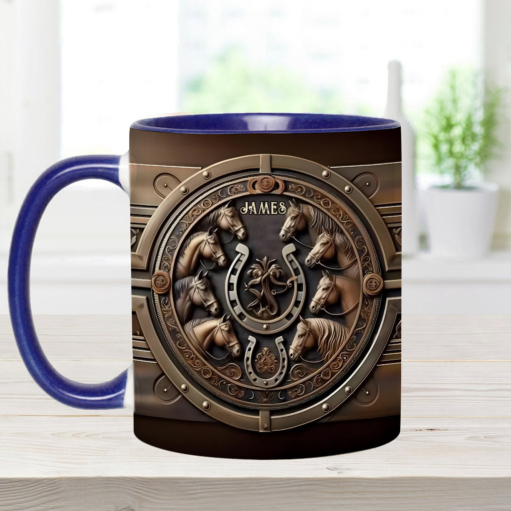 Love Horse - Personalized Horse Accent Mug
