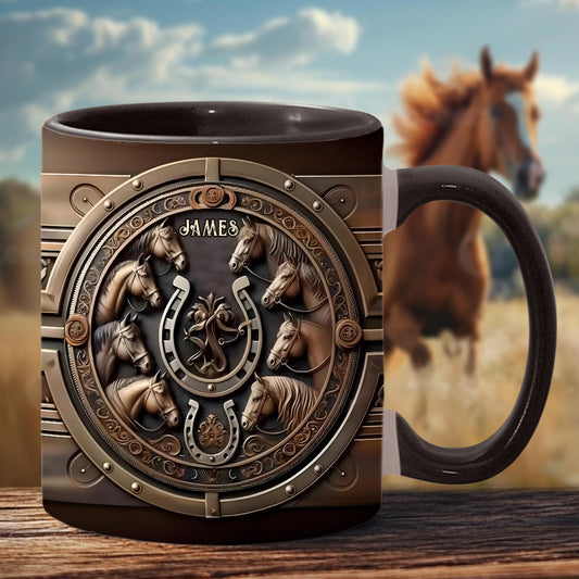 Love Horse - Personalized Horse Accent Mug