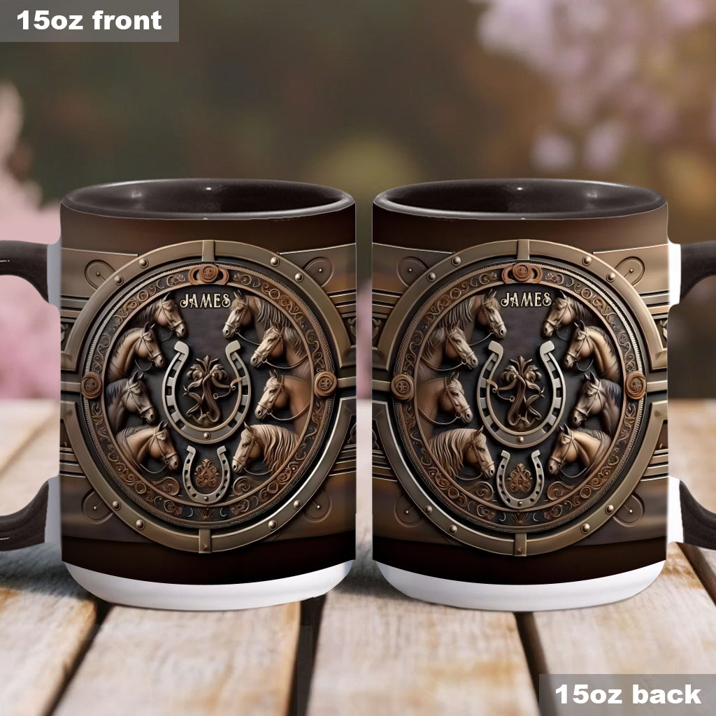 Love Horse - Personalized Horse Accent Mug
