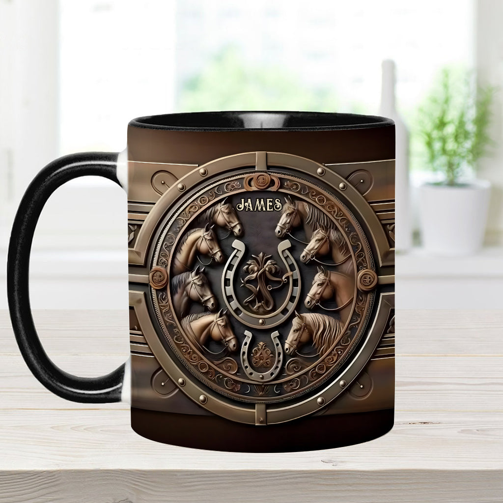 Love Horse - Personalized Horse Accent Mug