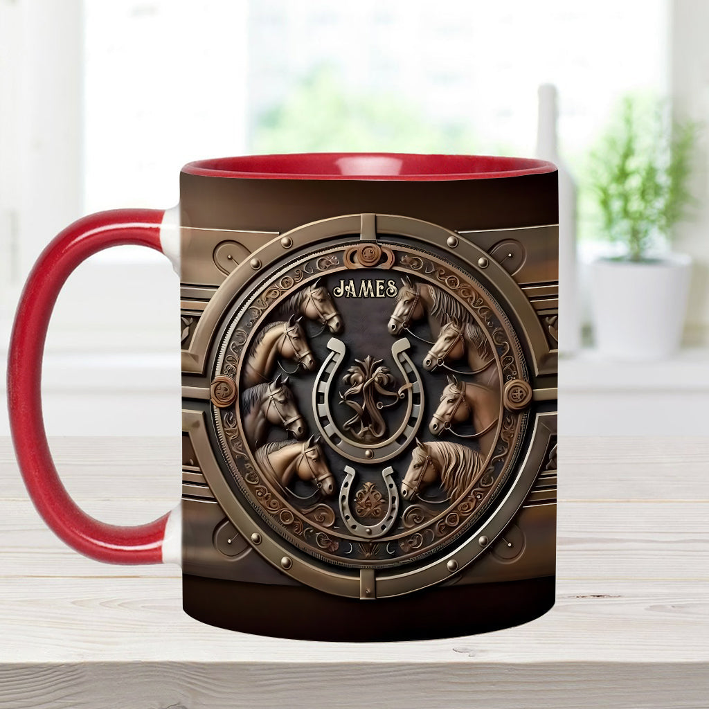 Love Horse - Personalized Horse Accent Mug