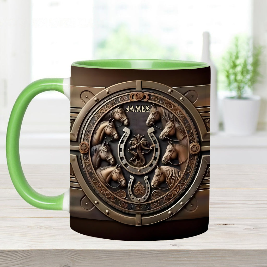 Love Horse - Personalized Horse Accent Mug