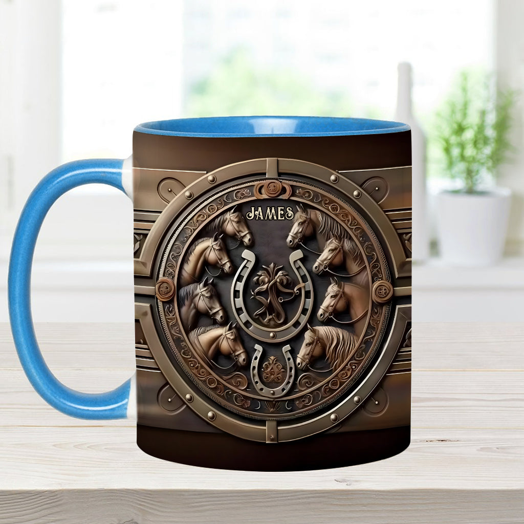Love Horse - Personalized Horse Accent Mug
