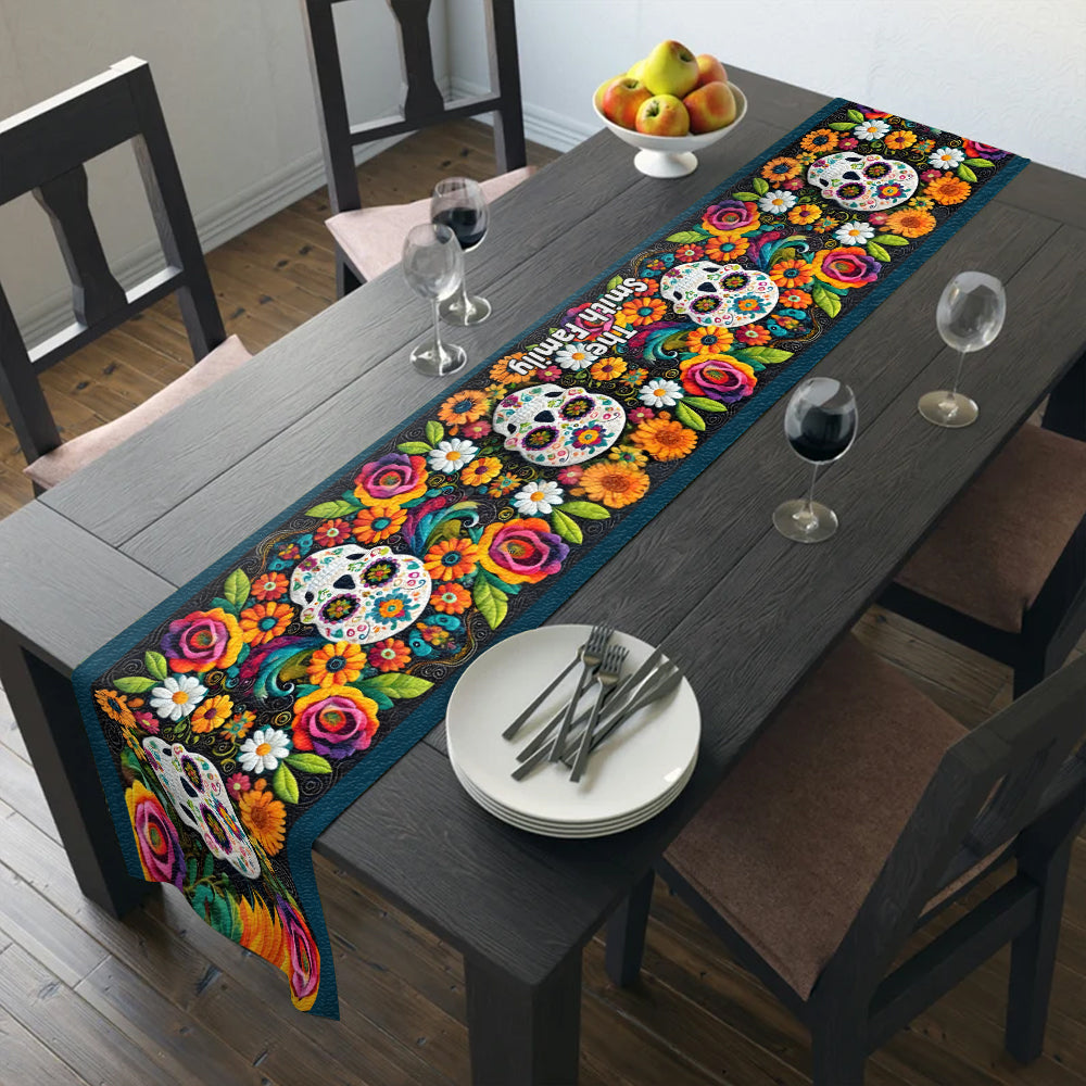Love Skulls - Personalized Skull Table Runner