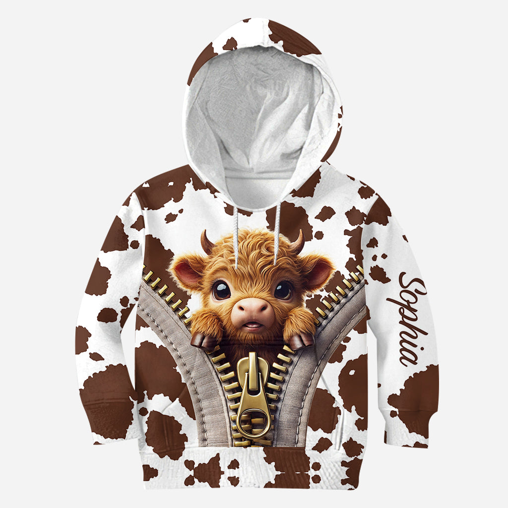 Love Highland Cow - Personalized All Over Shirt
