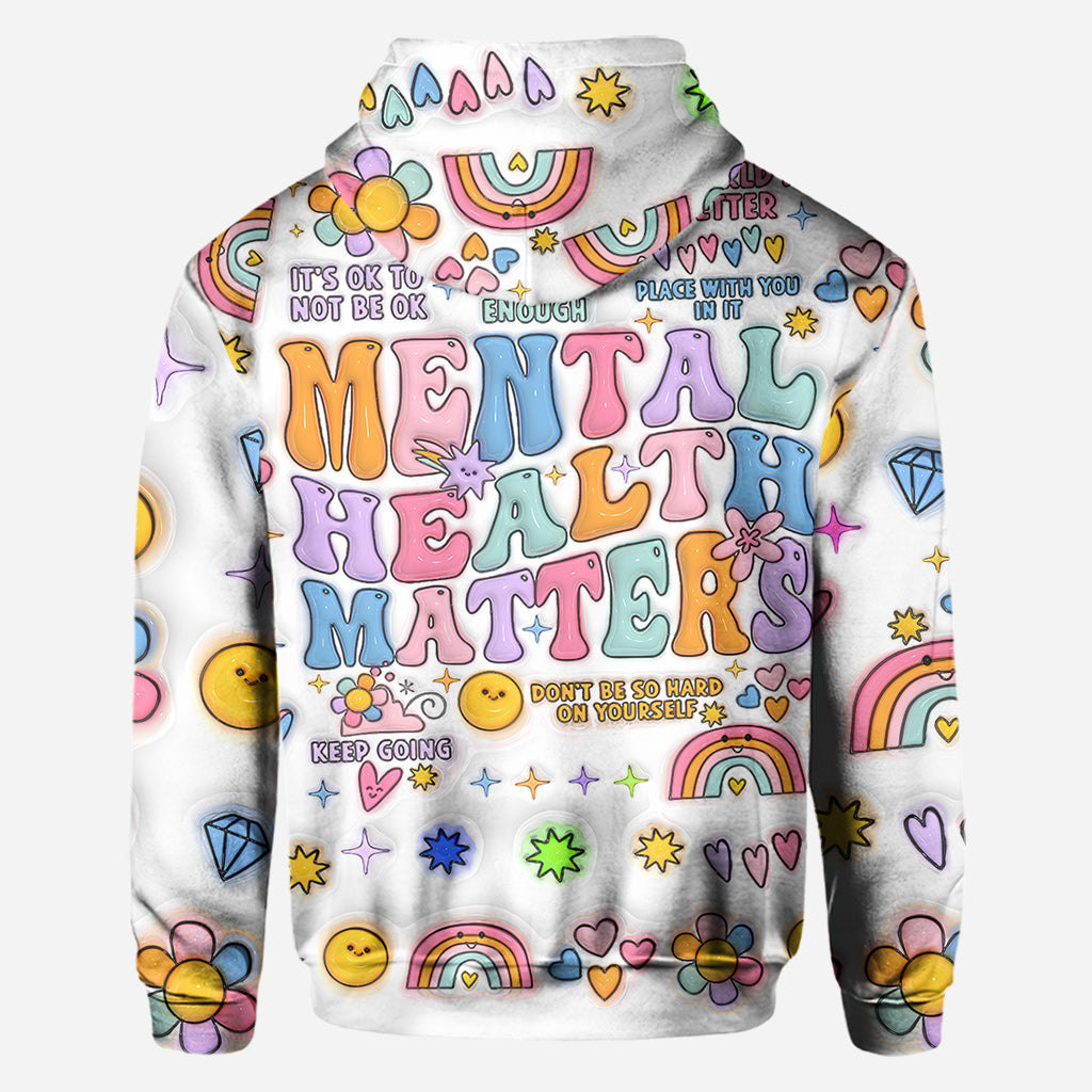 Mental Health Matter - Personalized Mental Health Awareness All Over Shirt