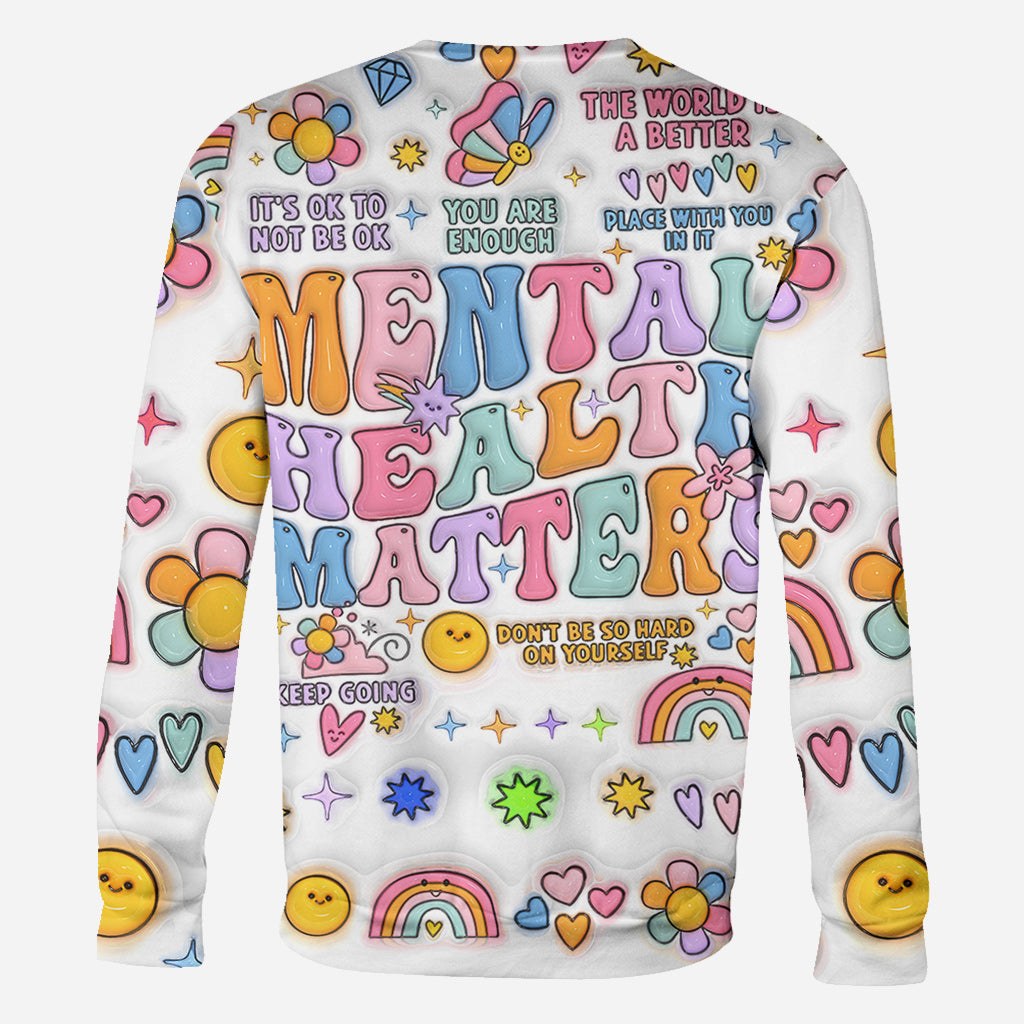 Mental Health Matter - Personalized Mental Health Awareness All Over Shirt