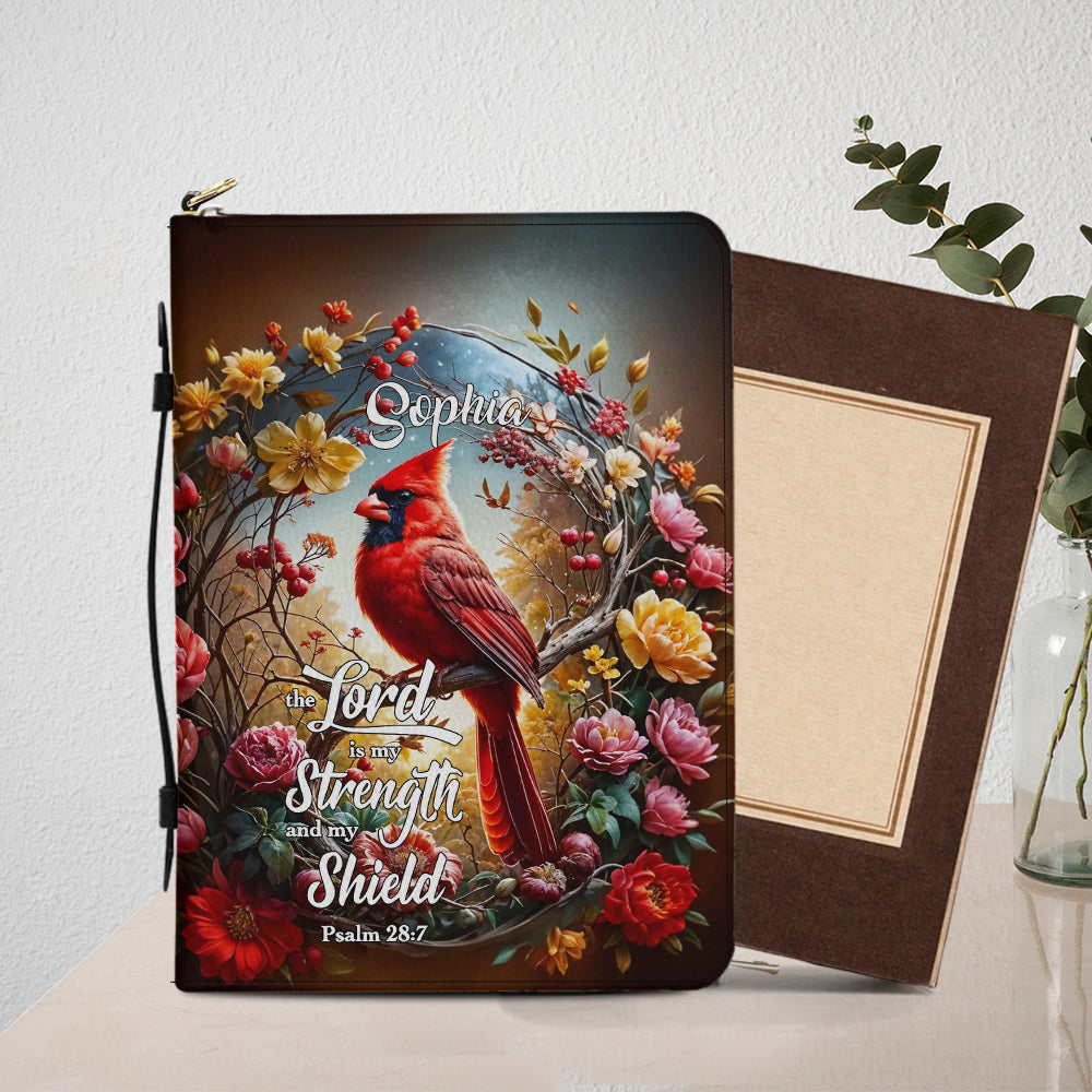 Angel's Whisper - Personalized Christian Leather Bible Cover Bag