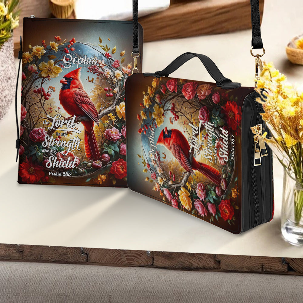 Angel's Whisper - Personalized Christian Leather Bible Cover Bag